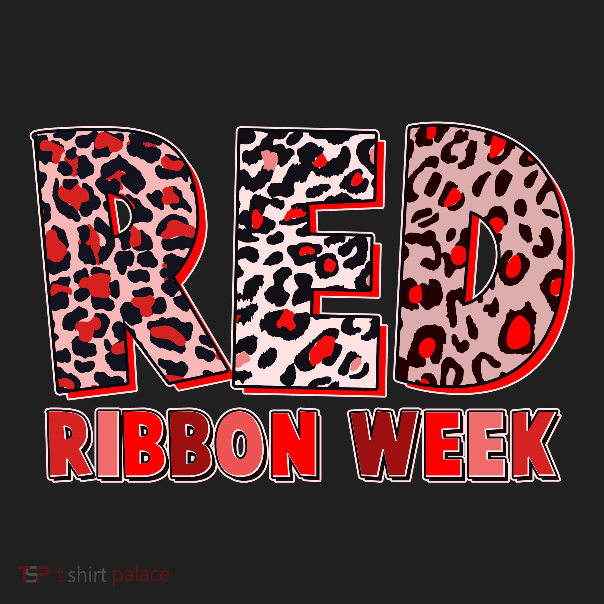 Red Ribbon Week Awareness Golf Towel