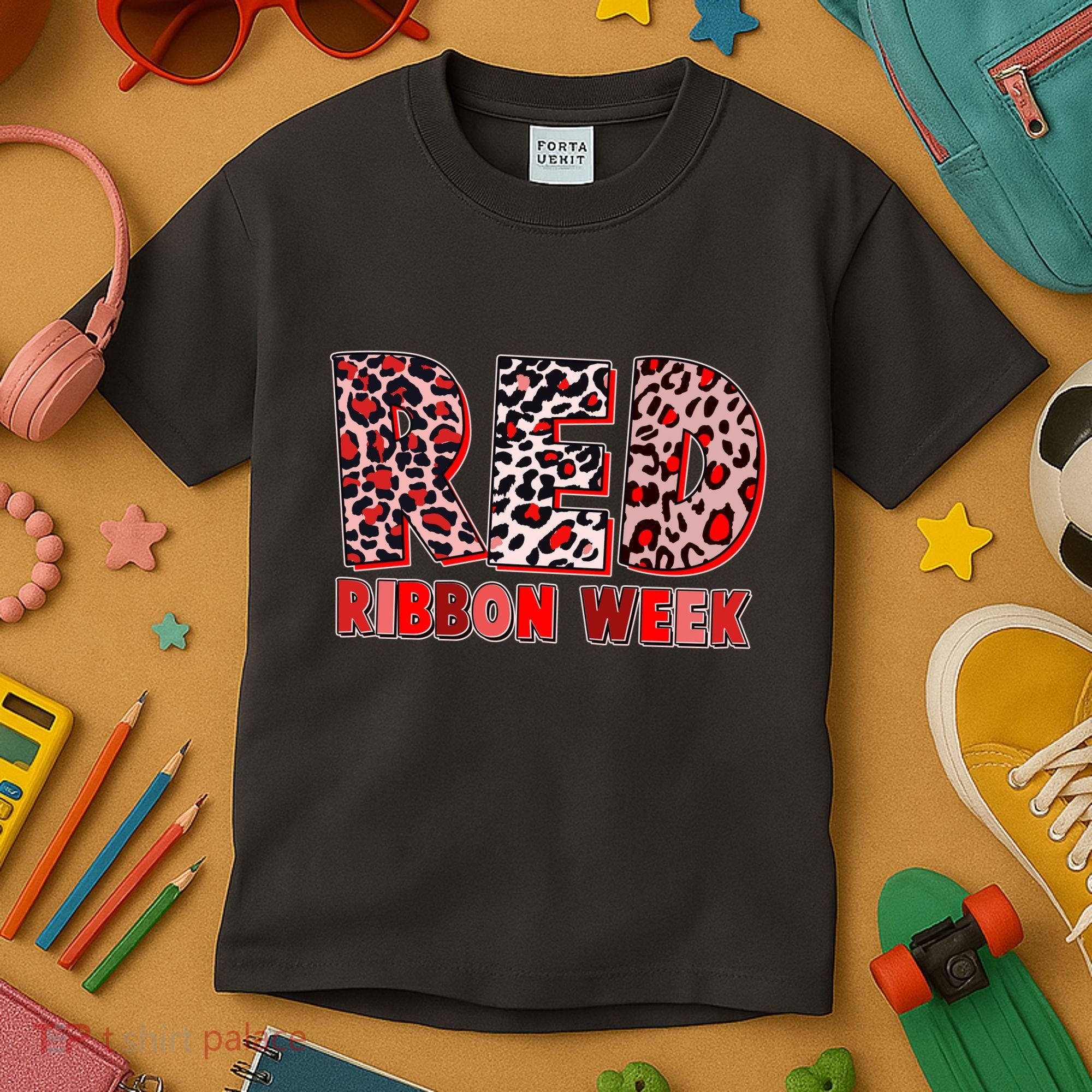 Red Ribbon Week Awareness Kids T-Shirt