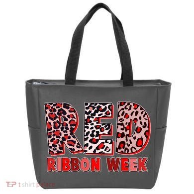 Red Ribbon Week Awareness Tote Bag