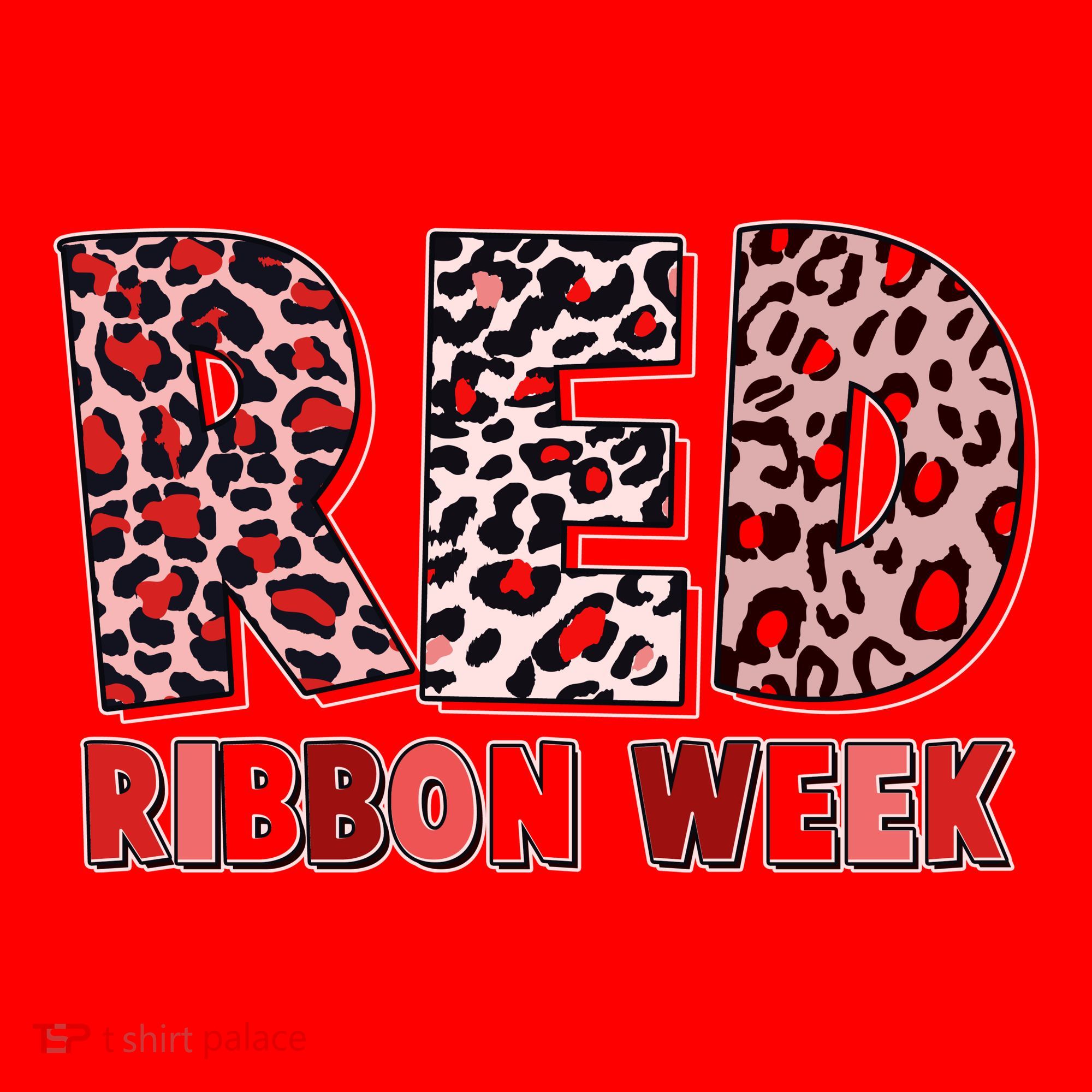 Red Ribbon Week Awareness Santa Hat