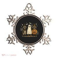 Retro Raccoon Witch Scary Halloween Pumpkin  Ornament thumb 0