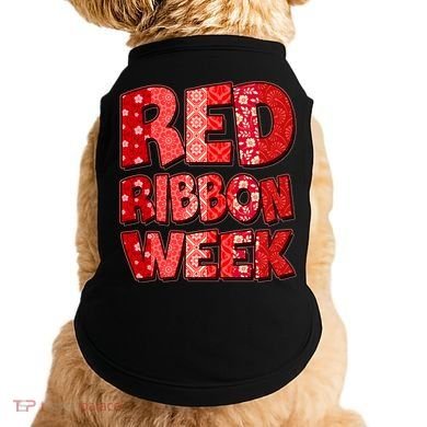 Red Ribbon Weekend Substance Abuse Awareness Doggie Tank