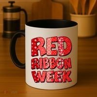 Red Ribbon Weekend Substance Abuse Awareness Coffee Mug thumb 4