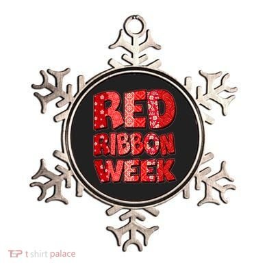 Red Ribbon Weekend Substance Abuse Awareness Ornament