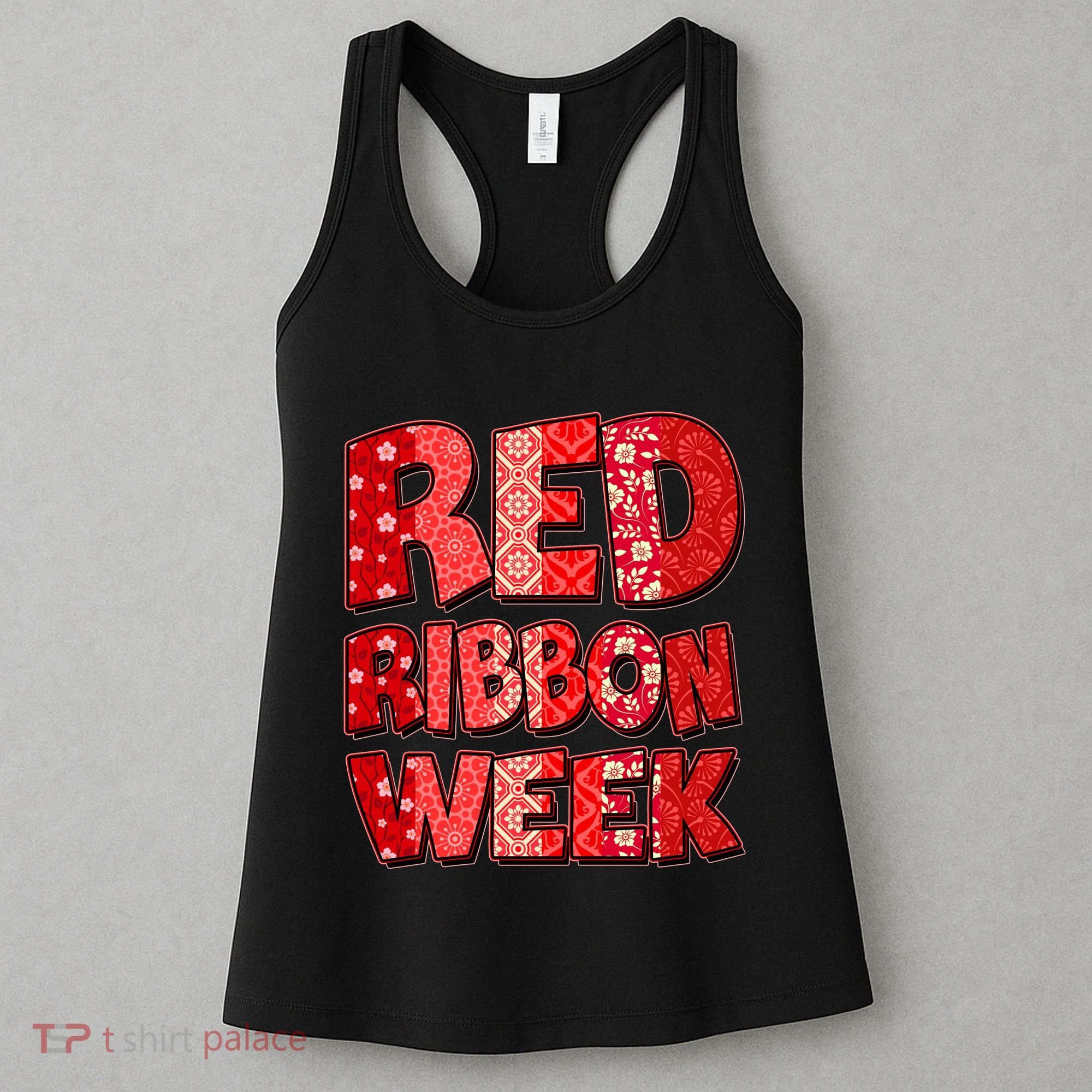 Red Ribbon Weekend Substance Abuse Awareness Women's Tank Top