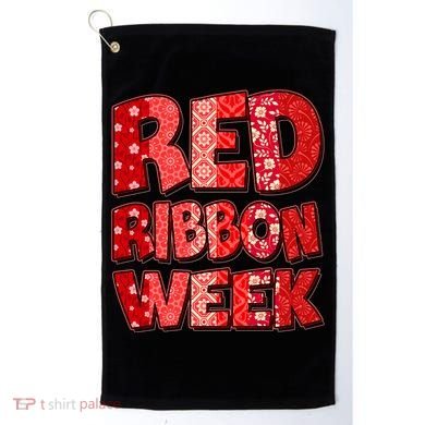 Red Ribbon Weekend Substance Abuse Awareness Golf Towel