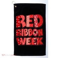Red Ribbon Weekend Substance Abuse Awareness Golf Towel thumb 0