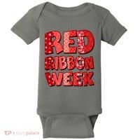 Red Ribbon Weekend Substance Abuse Awareness Baby Bodysuit thumb 0