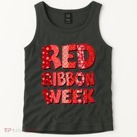 Red Ribbon Weekend Substance Abuse Awareness Tank Top thumb 2