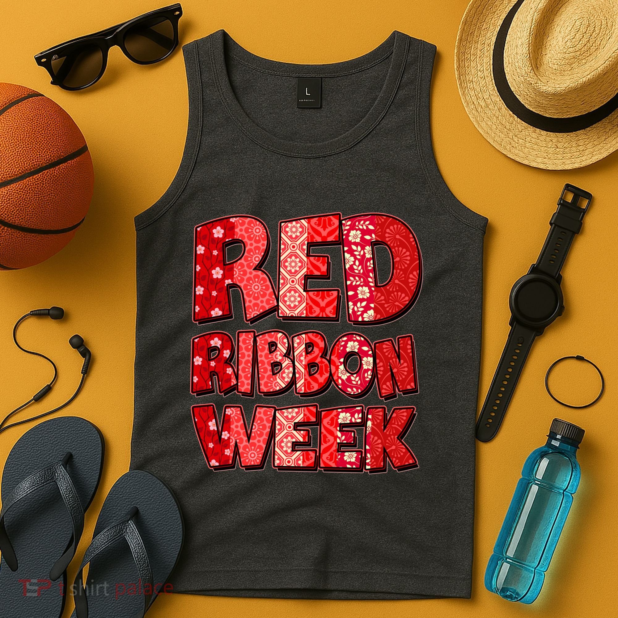 Red Ribbon Weekend Substance Abuse Awareness Tank Top