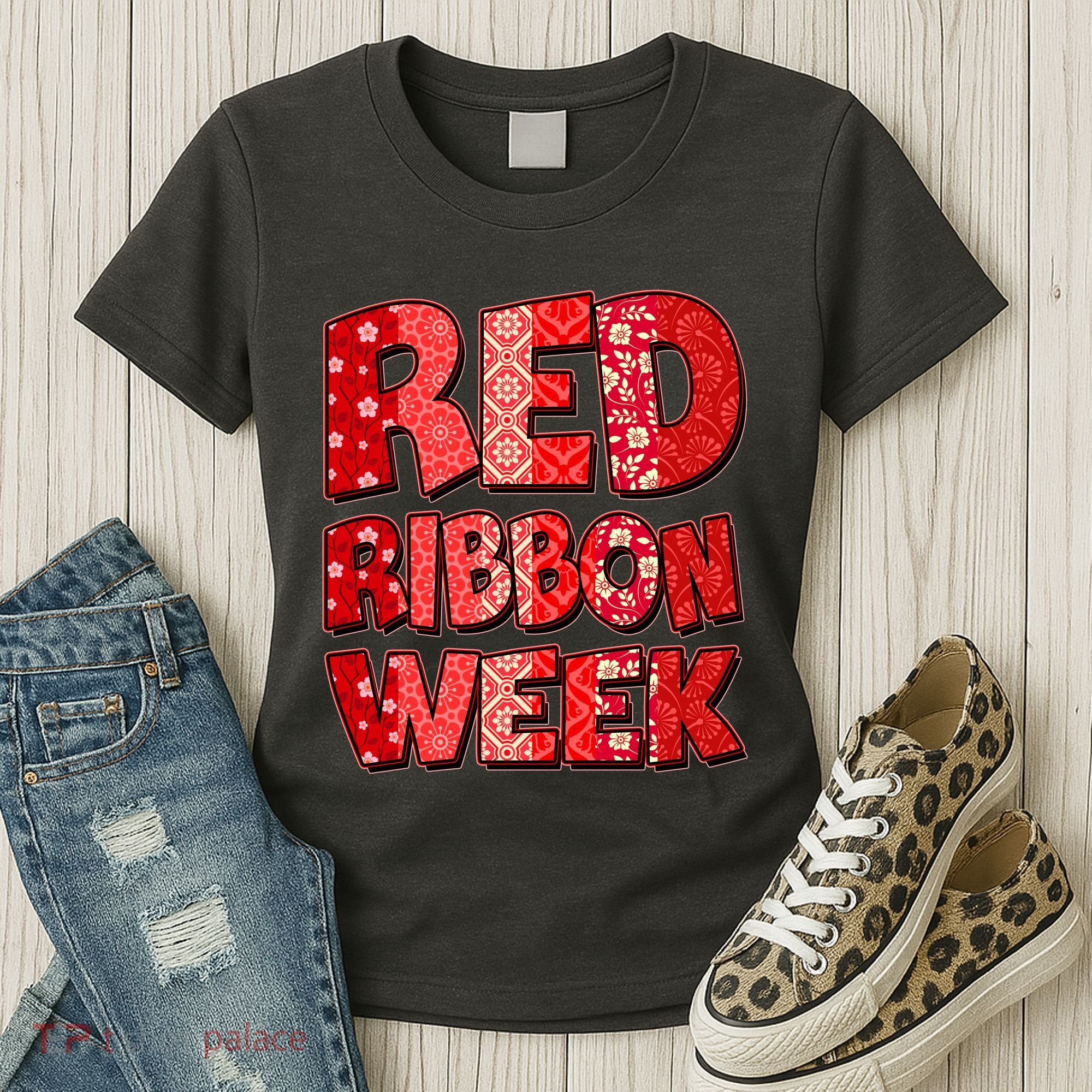 Red Ribbon Weekend Substance Abuse Awareness Women's T-Shirt