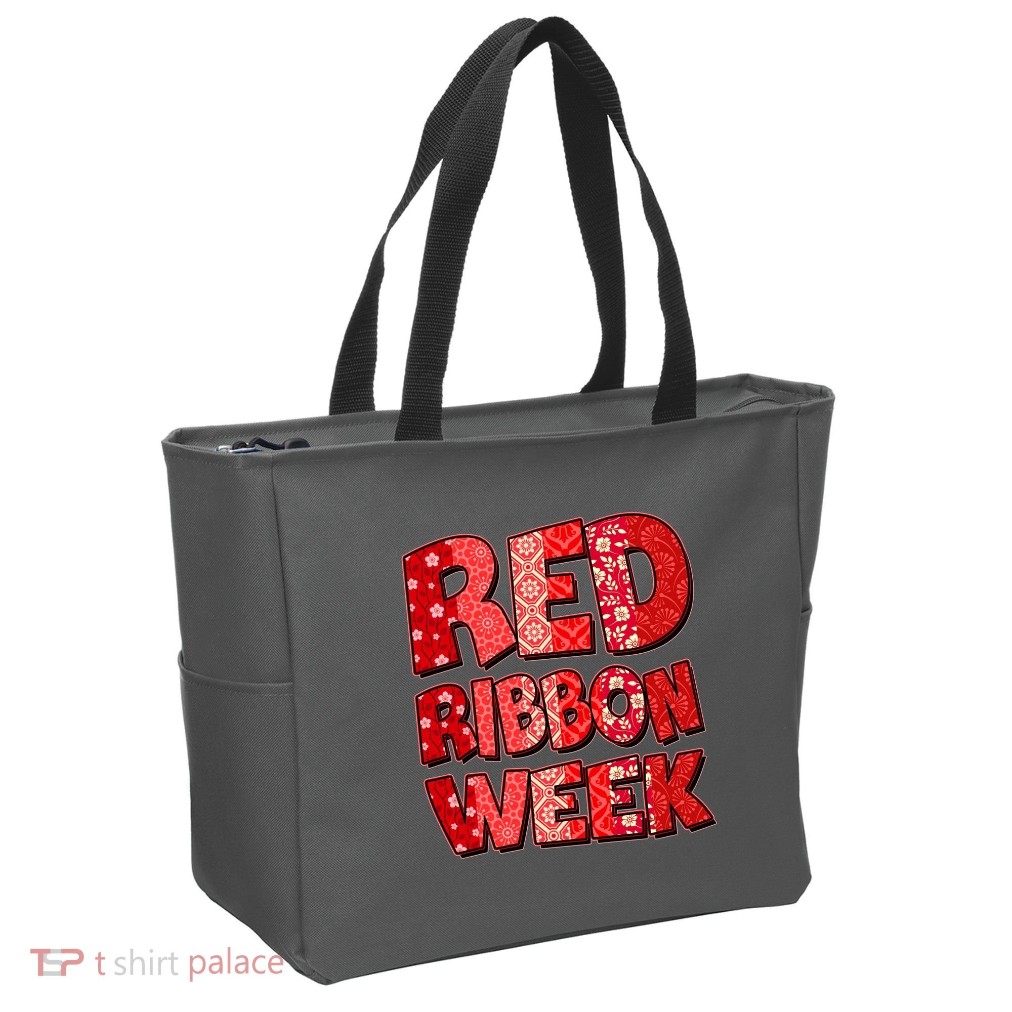 Red Ribbon Weekend Substance Abuse Awareness Tote Bag