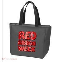 Red Ribbon Weekend Substance Abuse Awareness Tote Bag thumb 3