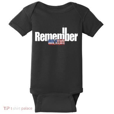 Remember September 11th 09.11.01 Baby Bodysuit