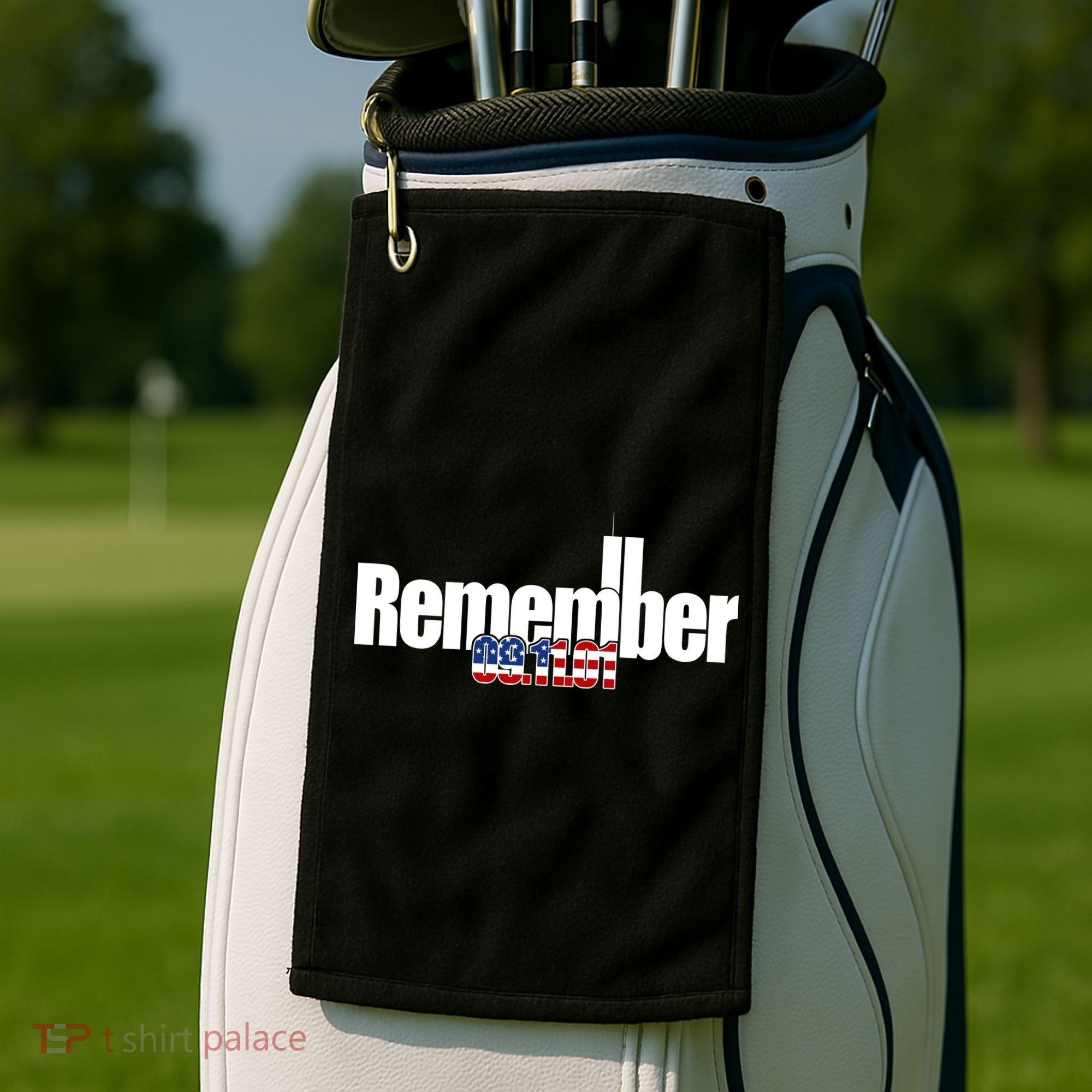 Remember September 11th 09.11.01 Golf Towel