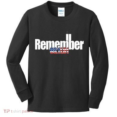 Remember September 11th 09.11.01 Kids Long Sleeve Shirt