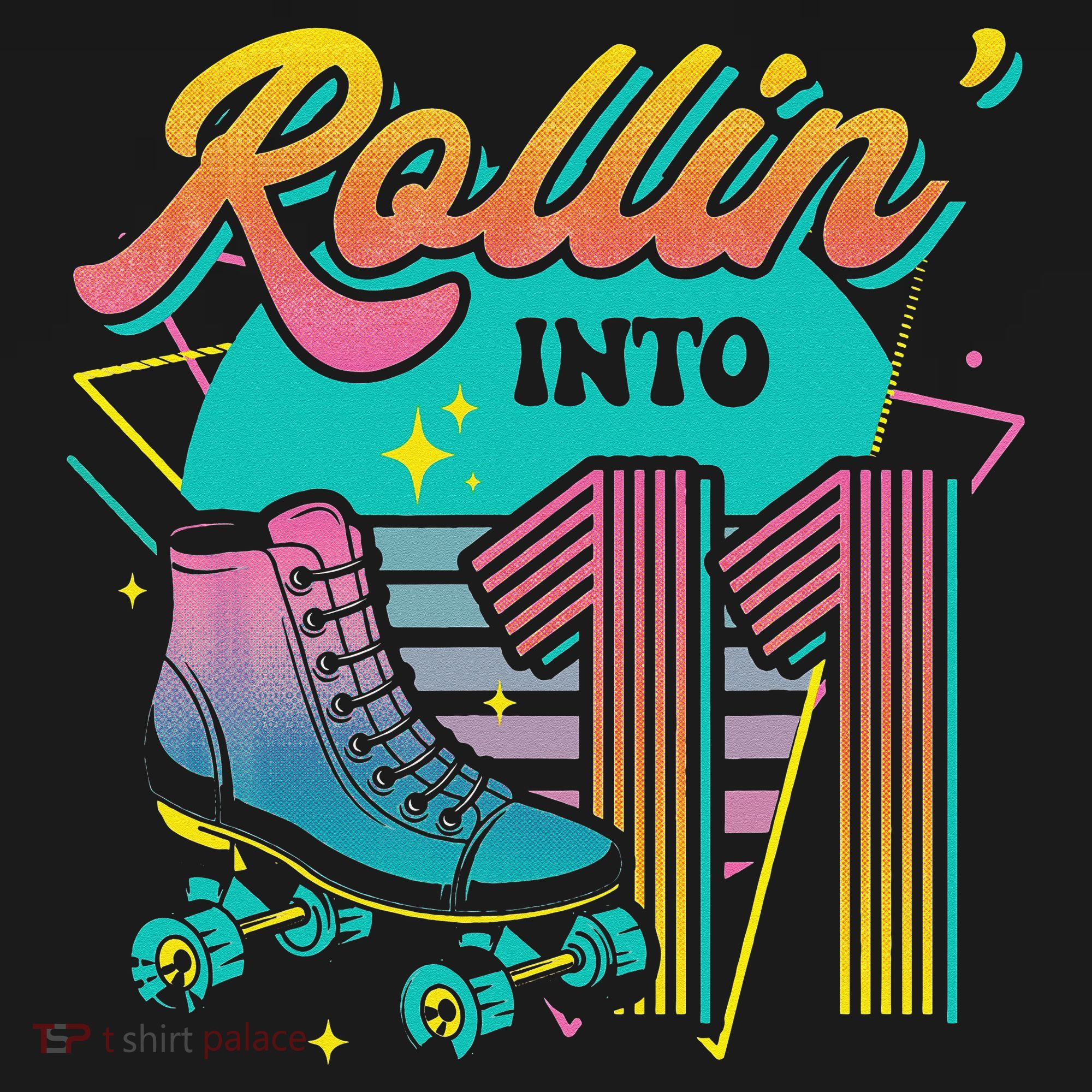 Roller Skate 11th Birthday Party Rolling into 11 Retro  Apron