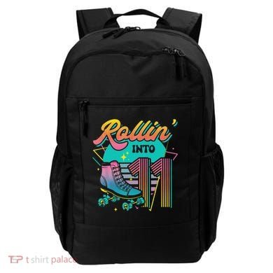 Roller Skate 11th Birthday Party Rolling into 11 Retro  Backpack