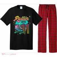 Roller Skate 11th Birthday Party Rolling into 11 Retro  Pajama Set thumb 0