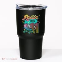 Roller Skate 11th Birthday Party Rolling into 11 Retro  Tumbler thumb 0