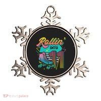 Roller Skate 11th Birthday Party Rolling into 11 Retro  Ornament thumb 0