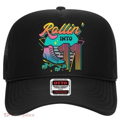 Roller Skate 11th Birthday Party Rolling into 11 Retro  Hat