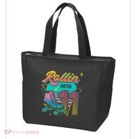 Roller Skate 11th Birthday Party Rolling into 11 Retro  Tote Bag thumb 3