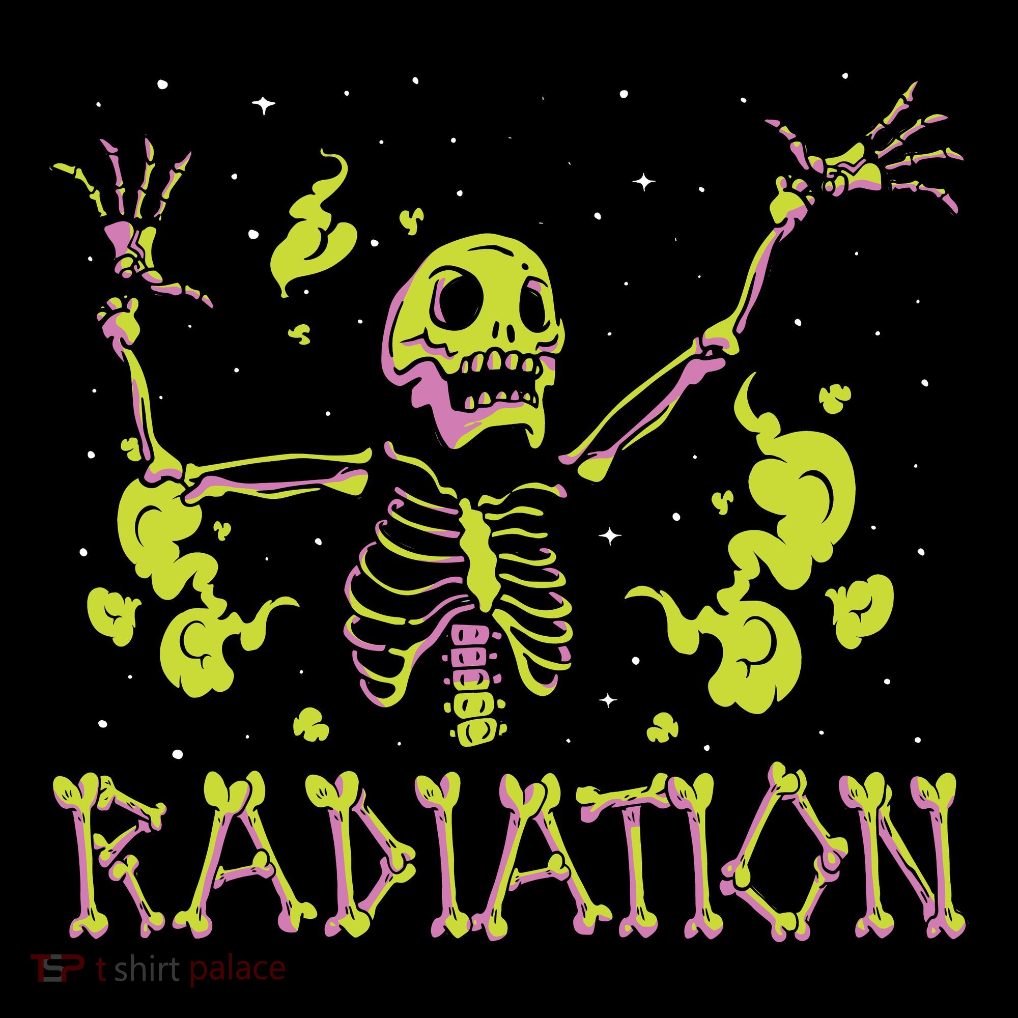 Radiation Skeleton Tote Bag