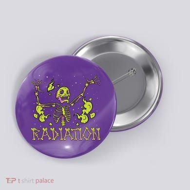 Radiation Skeleton Button