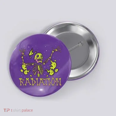 Radiation Skeleton Button