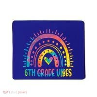 Rainbow Sixth 6Th Grade Vibes Back To School Tie Dye Gift Mousepad thumb 0