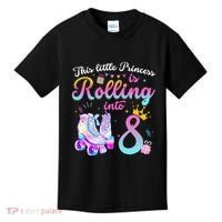 Roller Skate 8th Birthday 8 Year Old Girl Party Outfit Kids T-Shirt thumb 0