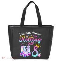 Roller Skate 8th Birthday 8 Year Old Girl Party Outfit Tote Bag thumb 0