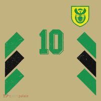 Retro South Africa Soccer Or Football For South African Fans Gift T-Shirt thumb 7