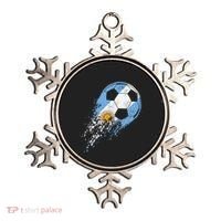 retro Soccer Argentinian Flag Pride Soccer Player Ornament thumb 0