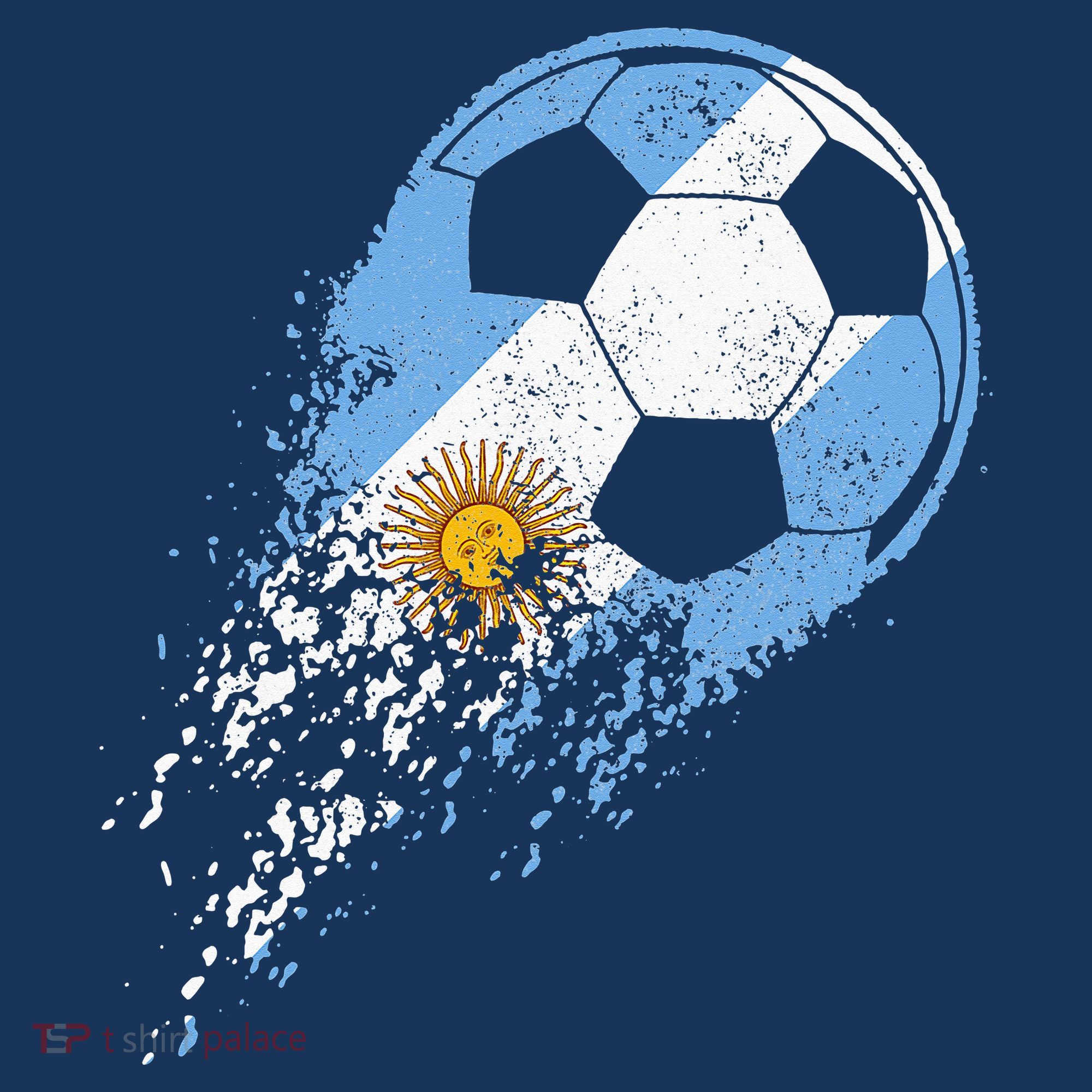 retro Soccer Argentinian Flag Pride Soccer Player Women's Hoodie