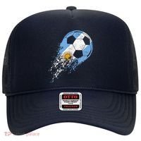 retro Soccer Argentinian Flag Pride Soccer Player Hat thumb 0