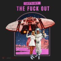 Retro Space Astronaut Couple Funny Women's Sweatshirt thumb 2