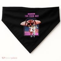 Retro Space Astronaut Couple Funny USA-Made Doggie Bandana thumb 0