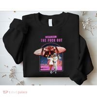 Retro Space Astronaut Couple Funny Sweatshirt thumb 2