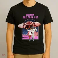 Retro Space Astronaut Couple Funny T-Shirt thumb 3