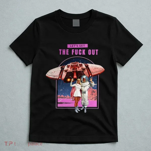 Retro Space Astronaut Couple Funny T-Shirt