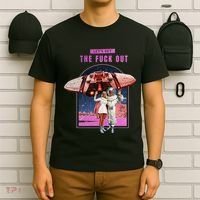Retro Space Astronaut Couple Funny T-Shirt thumb 6
