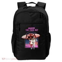 Retro Space Astronaut Couple Funny Backpack thumb 0