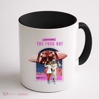 Retro Space Astronaut Couple Funny Coffee Mug thumb 1