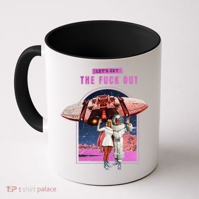 Retro Space Astronaut Couple Funny Coffee Mug