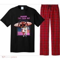 Retro Space Astronaut Couple Funny Pajama Set thumb 0