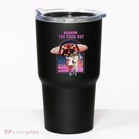 Retro Space Astronaut Couple Funny Tumbler thumb 0