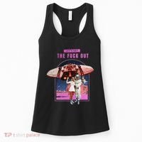 Retro Space Astronaut Couple Funny Women's Tank Top thumb 0