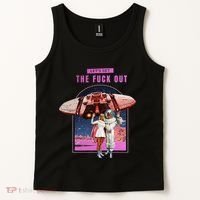 Retro Space Astronaut Couple Funny Tank Top thumb 2